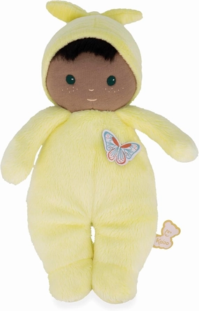 Kaloo - Very Soft and Fluffy Baby Doll - Soft and Soft Body - Fabric Doll - Yellow - 24 cm - Washable - from Birth - K222002