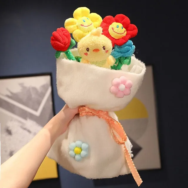 Kawaii  Cartoon Flower Bouquet Gift