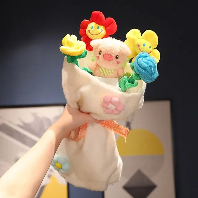 Kawaii  Cartoon Flower Bouquet Gift