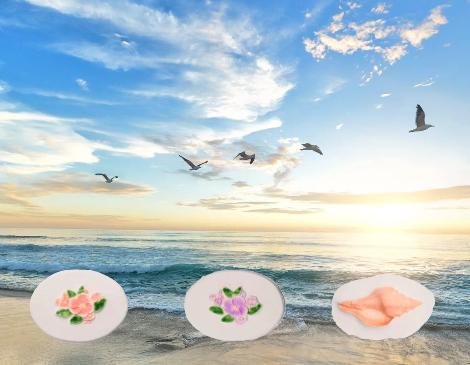 Keepsake Elite ShellY-03 Biodegradable Urn for Human Ashes - Floats in Water, Ocean Scattering Urn for Cremation, Earth Memorial
