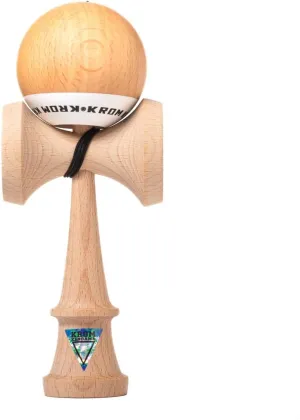 Kendama Toy POP Natural Look - High Wood Quality - Extra Strong - for Beginner and Pro - Gift Pack : Extra String   Stickers