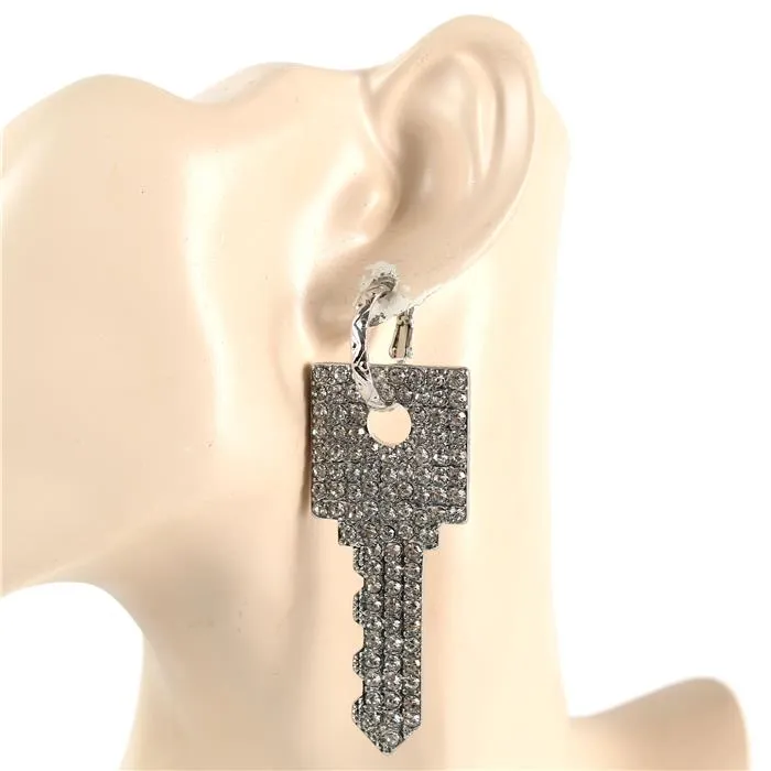 Key Shape Earring
