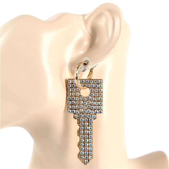 Key Shape Earring