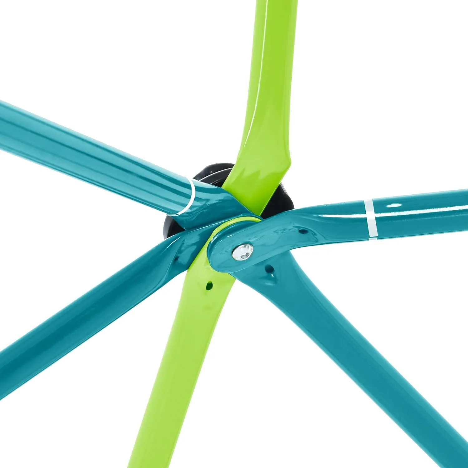Kids Climbing Dome Tower - Geometric Playground Dome Climber Monkey Bars Play Center, Rust Resistant Steel, 1000 LBS Capacity(Blue Green,13 ft)