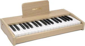 Kids Piano Keyboard, Digital Piano for Kids, Music Educational Instrument Toy, Wood Toy for 3  Girls and Boys (Oak, 37 Keys)