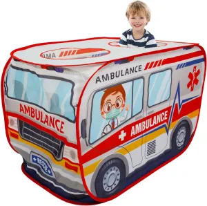 Kids Pop Up Play Tent, Bus Children Play Tent, Folding Indoor Outdoor Toddler Playhouse Tent, Polyester Car Style Boy Girl Play Tent with Storage Bag for Kids Toddlers Indoor Outdoor