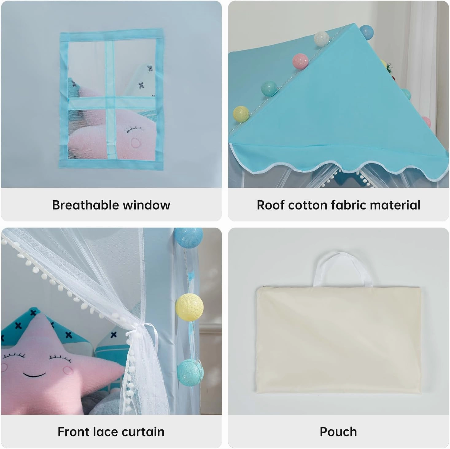 Kids' Play Tents Children's Tent Small Castle Boy's Gift Indoor and Outdoor Toy Game House Children's Day・Birthday Celebration・Garden Celebration Suitable for Ball Pool House