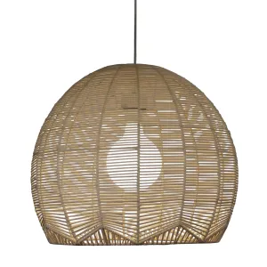 KOGA 48 Natural Cane Woven Rattan Pendant (Shade Only)