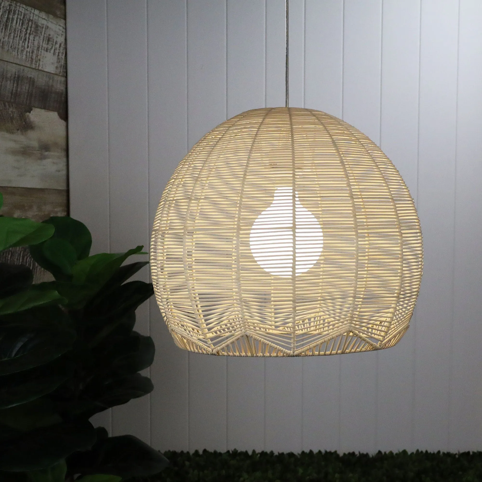 KOGA 48 Natural Cane Woven Rattan Pendant (Shade Only)
