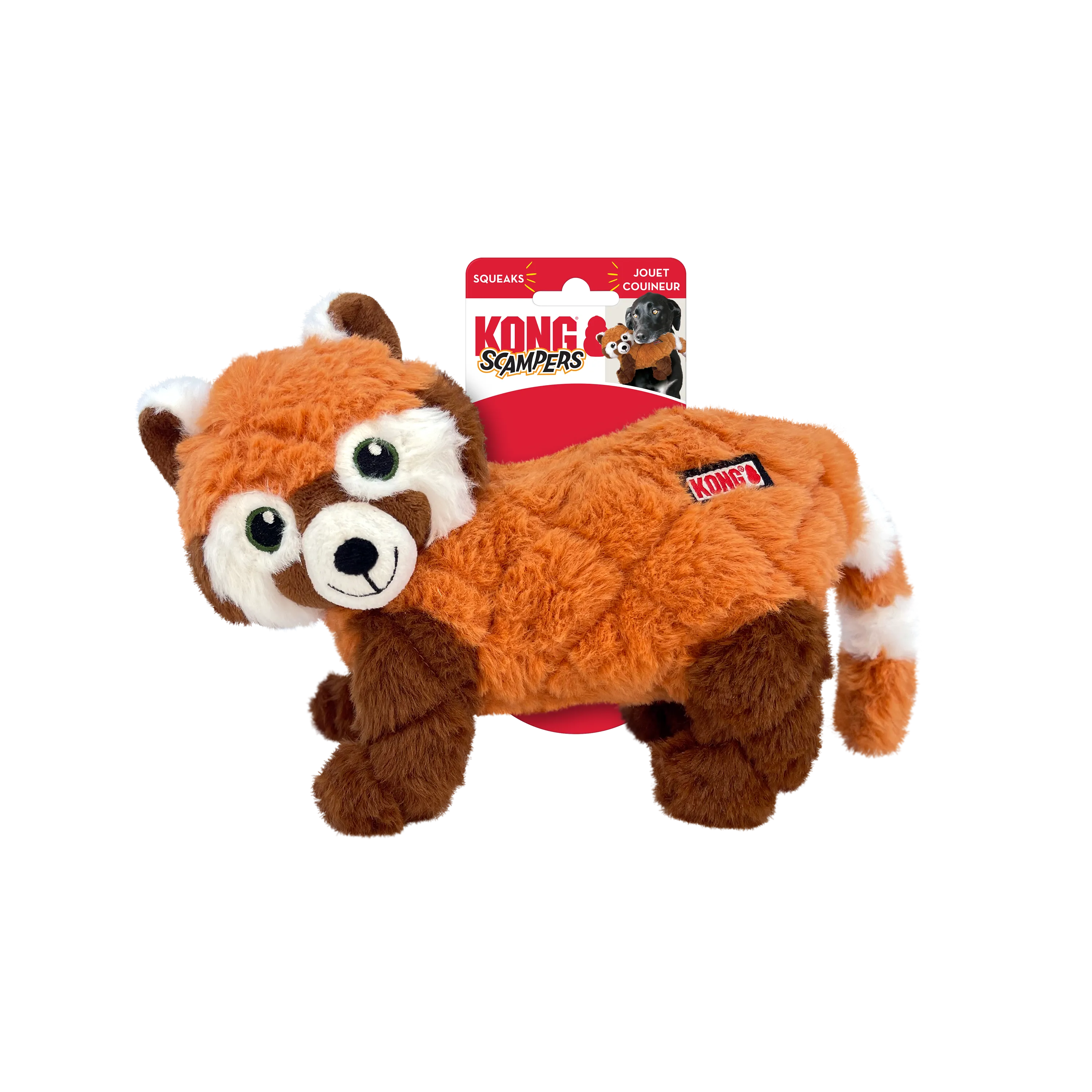 Kong Scampers Red Panda Medium