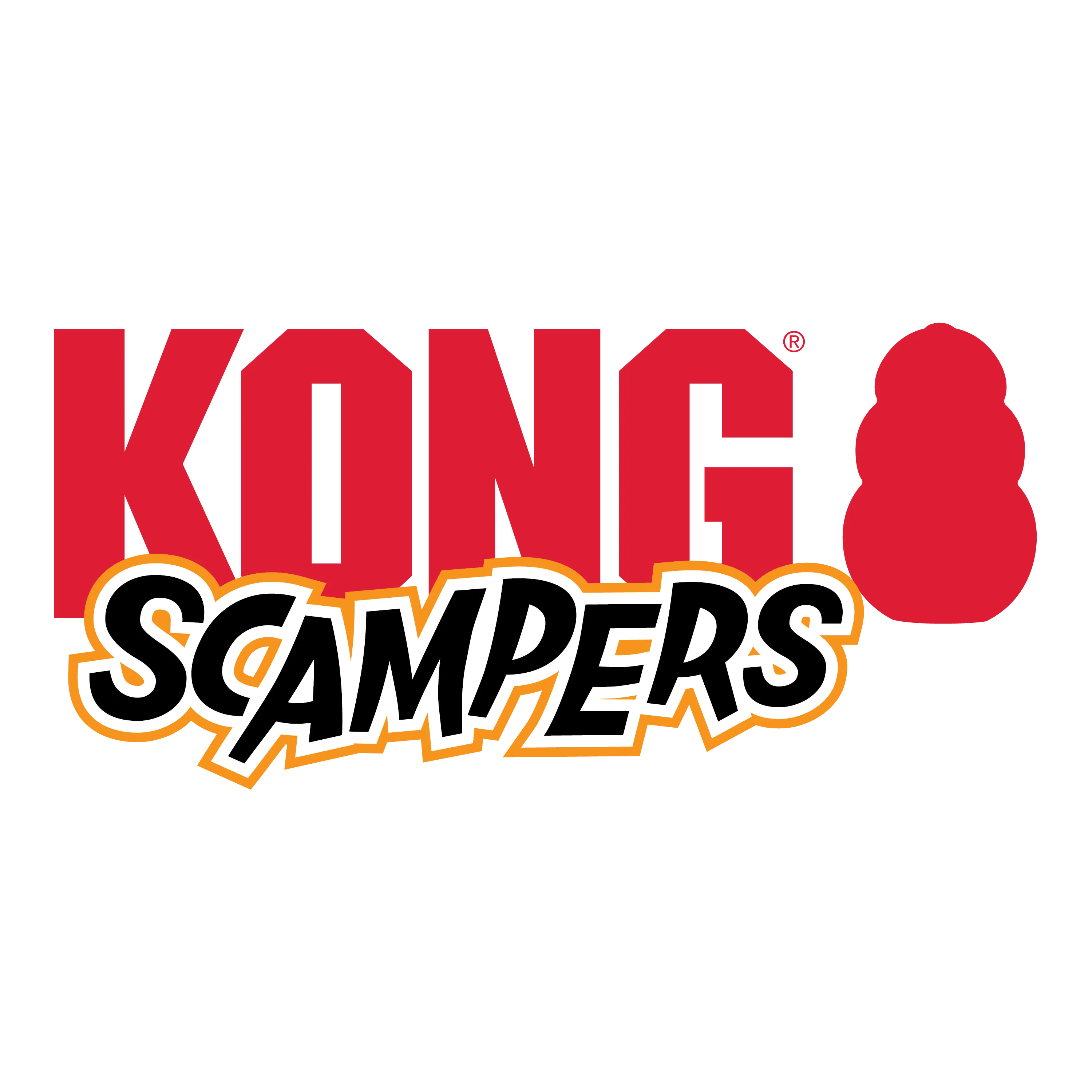 Kong Scampers Red Panda Medium