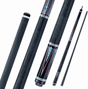 KONLLEN Carbon Fiber Pool Cue Stick 58-inch Professional Pool Sticks Low Deflection Pool Cue for Adults Ultra-Smooth Billiard Cues with 12.5mm Tip