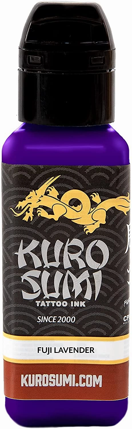 Kuro Sumi Fuji Lavender, Vegan Friendly, Professional Ink 1.5oz