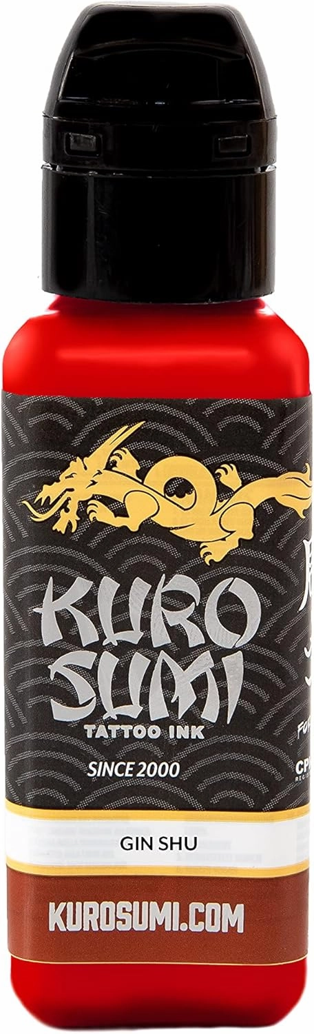 Kuro Sumi Gin Shu, Vegan Friendly, Professional Ink 3oz