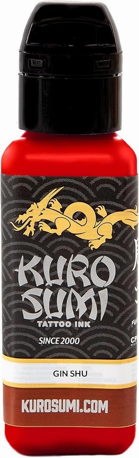 Kuro Sumi Gin Shu, Vegan Friendly, Professional Ink 3oz