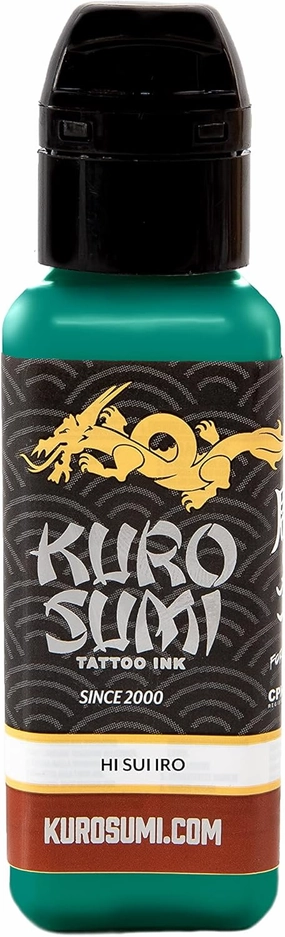 Kuro Sumi Hi Sui IRO, Vegan Friendly, Professional Ink 3oz