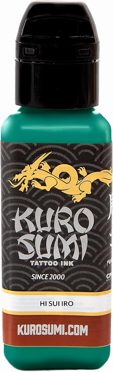 Kuro Sumi Hi Sui IRO, Vegan Friendly, Professional Ink 3oz