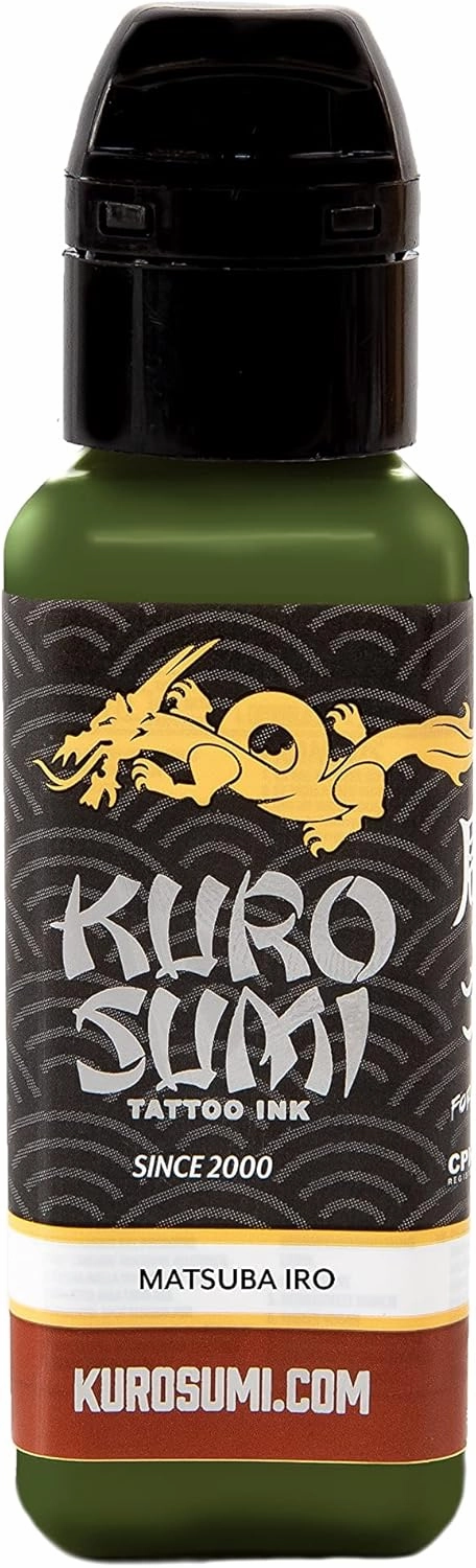 Kuro Sumi Matsuba IRO, Vegan Friendly, Professional Ink 3oz