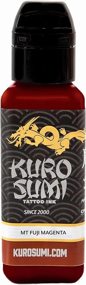 Kuro Sumi Mt Fuji Magenta, Vegan Friendly, Professional Ink 3oz
