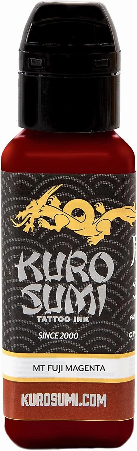 Kuro Sumi Mt Fuji Magenta, Vegan Friendly, Professional Ink 3oz