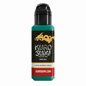 Kuro Sumi Oochi Momma Green, Vegan Friendly, Professional Ink 1.5oz