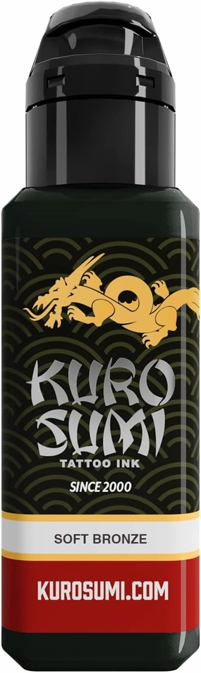 Kuro Sumi Soft Bronze, Vegan Friendly, Professional Ink 1.5oz