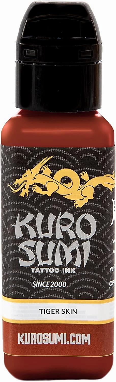 Kuro Sumi Tiger Skin, Vegan Friendly, Professional Ink 3oz
