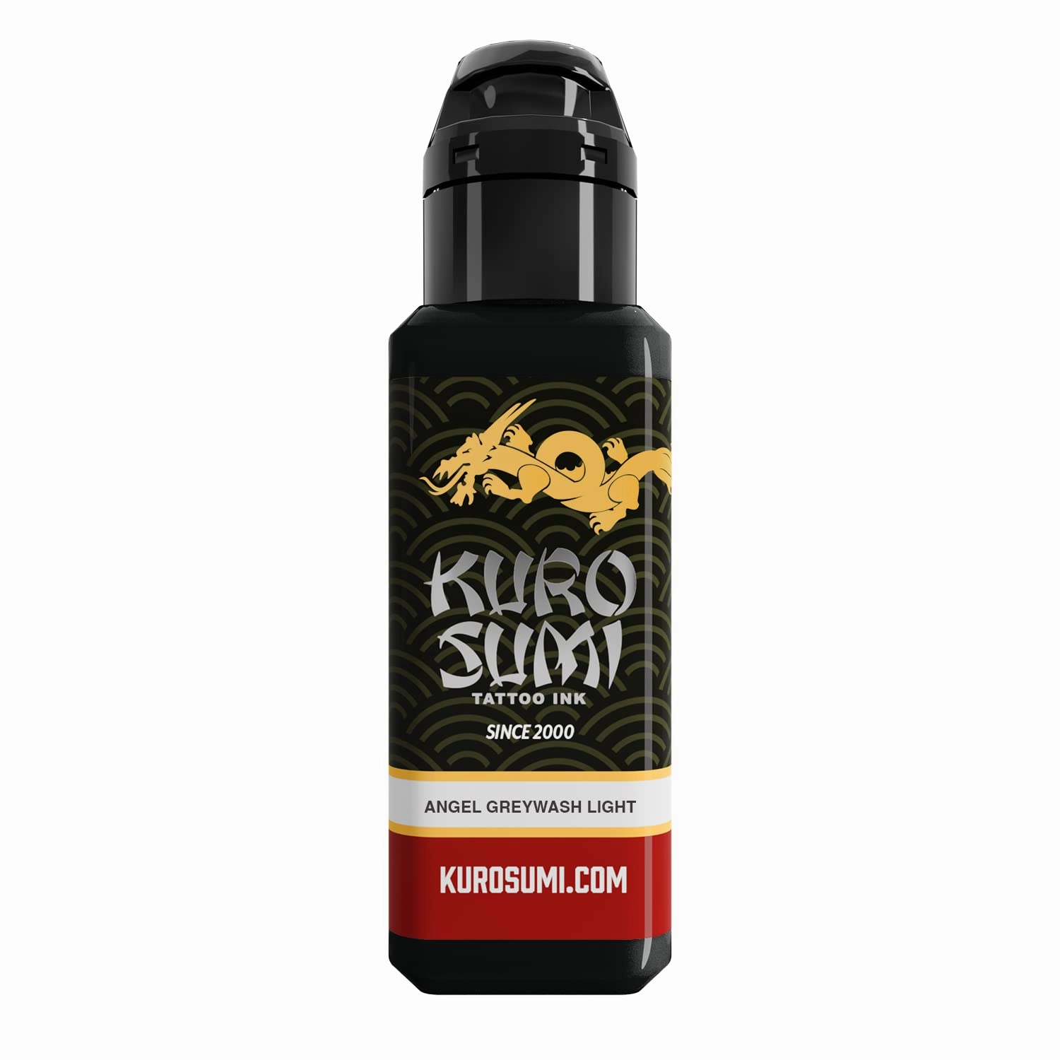 Kuro Sumi Zhang Po Angel Greywash Light, Vegan Friendly, Professional Ink 1.5oz