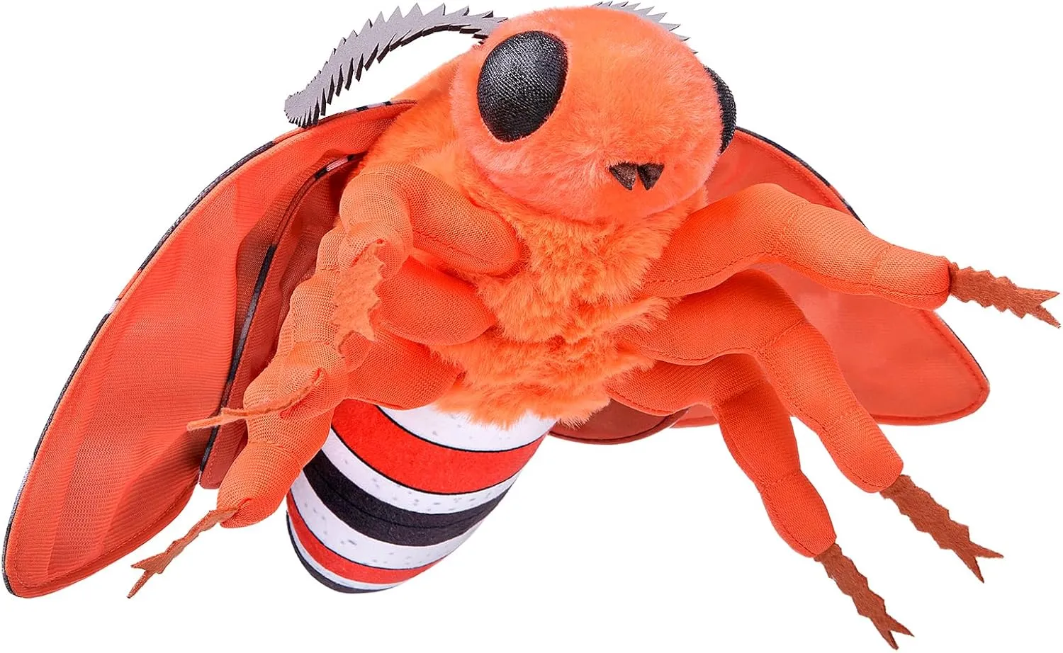 Large Robin Moth Stuffed Animal, Realistic Soft Big Moth Plushie Model Toy, Unique Plush Gift Collection for Kids