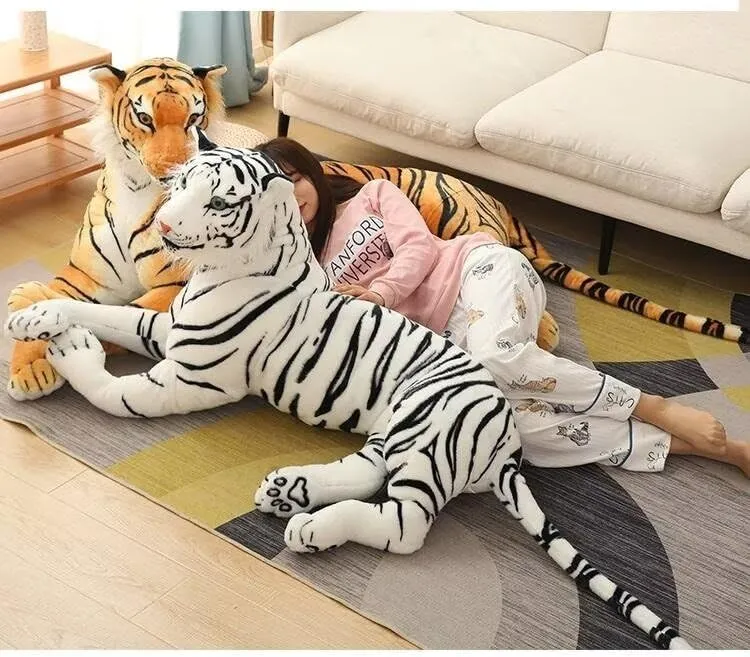 Large Stuffed Tiger Plush Toy- Giant Tiger Stuffed Animal -Big Plush Toy (40 Inches,Excluding Tail)