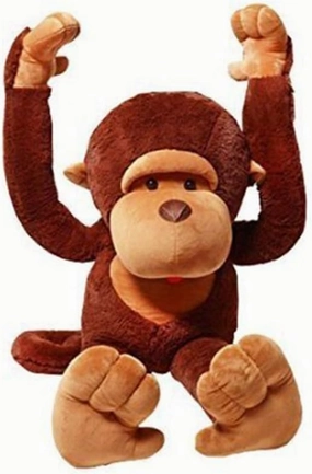 Large Stuffed Monkey Giant Monkey Stuffed Animal Big Stuffed Gorilla Plush Toy for Kids and Girlfriends (31.5 Inches)