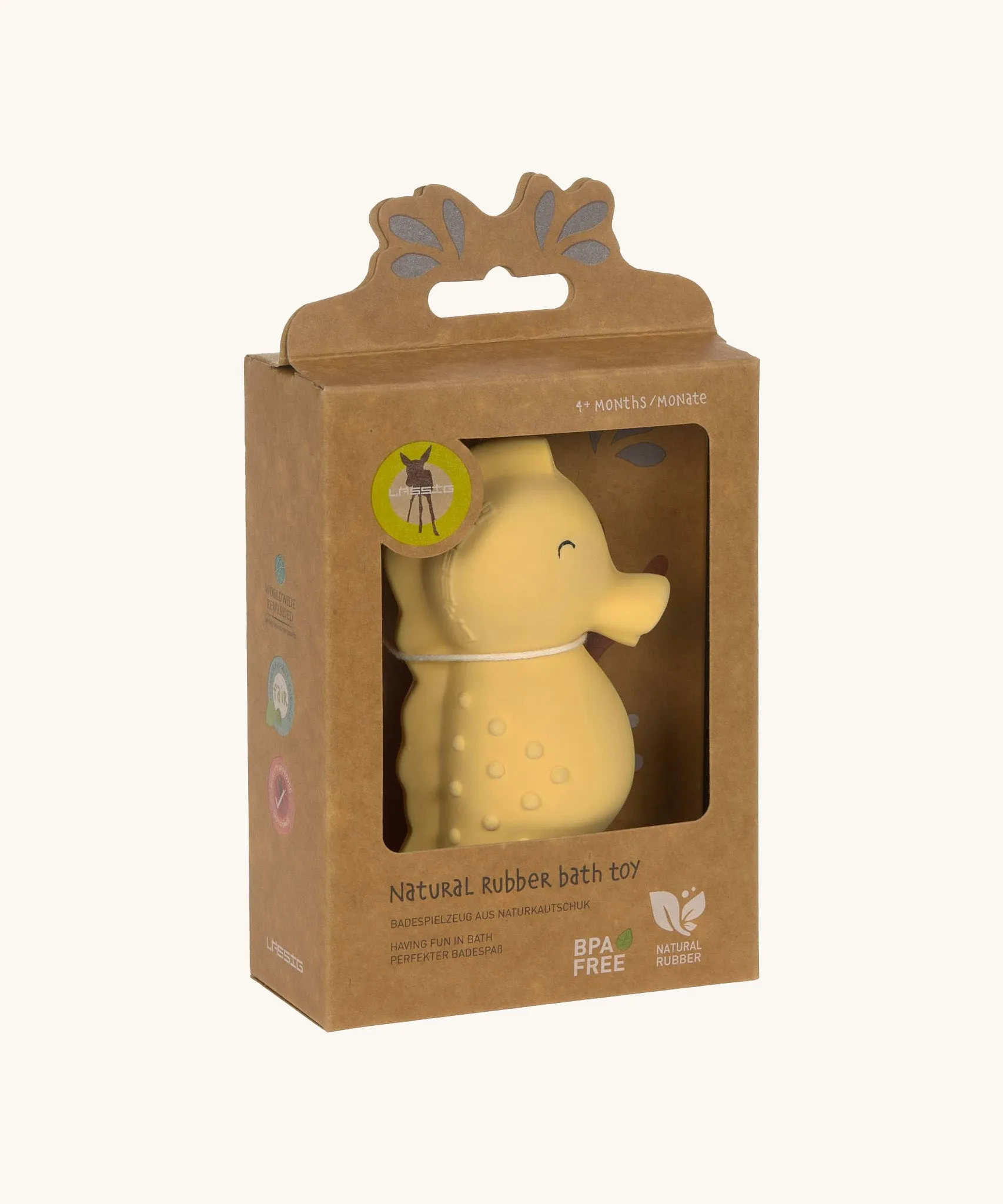 Lassig Natural Rubber Bath Toy - Seahorse