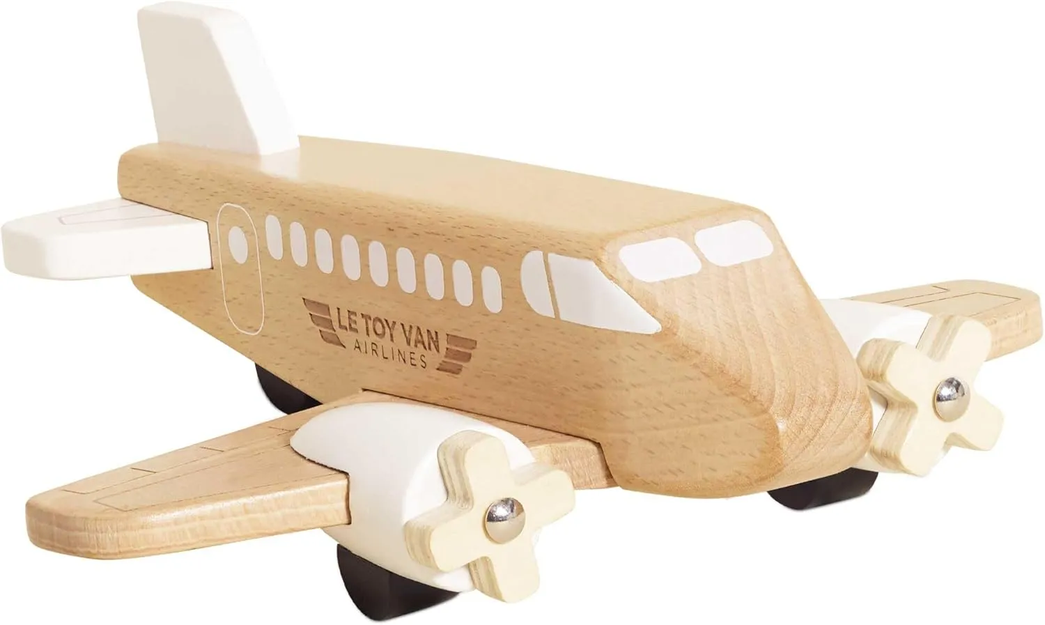 Le Toy Van – Wooden Toy Plane | Timeless Childs Play Toy with Spinning Propellers - Suitable for Ages 3  Years