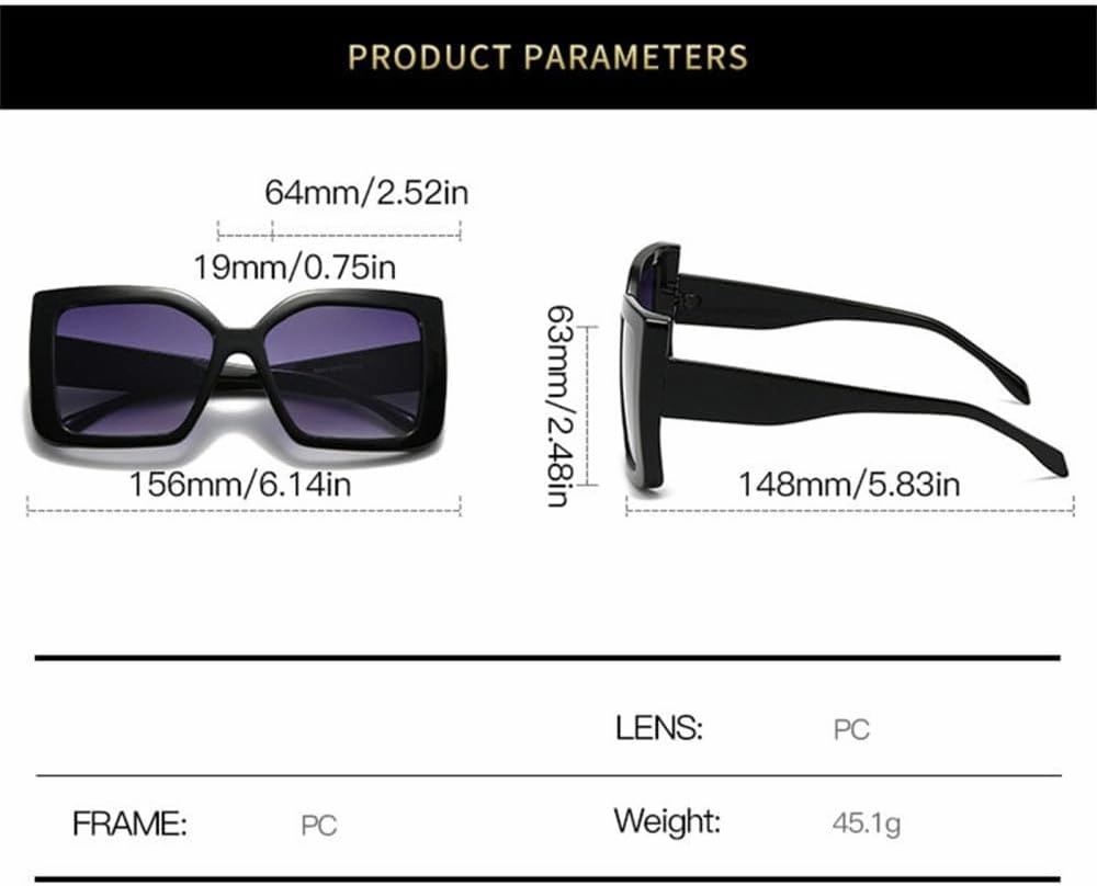 Leopard Print Color Large Frame Double Beam Sunglasses Irregular Retro Cycling Sunglasses