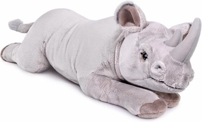 lilizzhoumax Rhino Stuffed Animal,Realistic Rhino Plush,Super Soft Plush, Figure Toy,Girl Toys,Gift for Kids,Home Decor