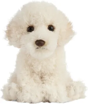 Living Nature Labradoddle Puppy Stuffed Animal | Fluffy Dog Animal | Soft Toy Gift for Kids | 6 inches