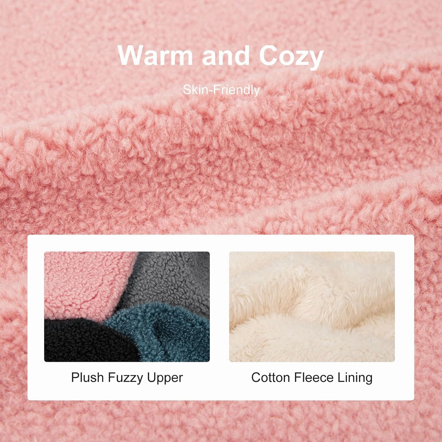 LongBay Women's Cozy Lightweight Slippers Warm Memory Foam Fuzzy House Shoes Indoor Outdoor Bedroom Boots with Anti Skid Rubber Sole