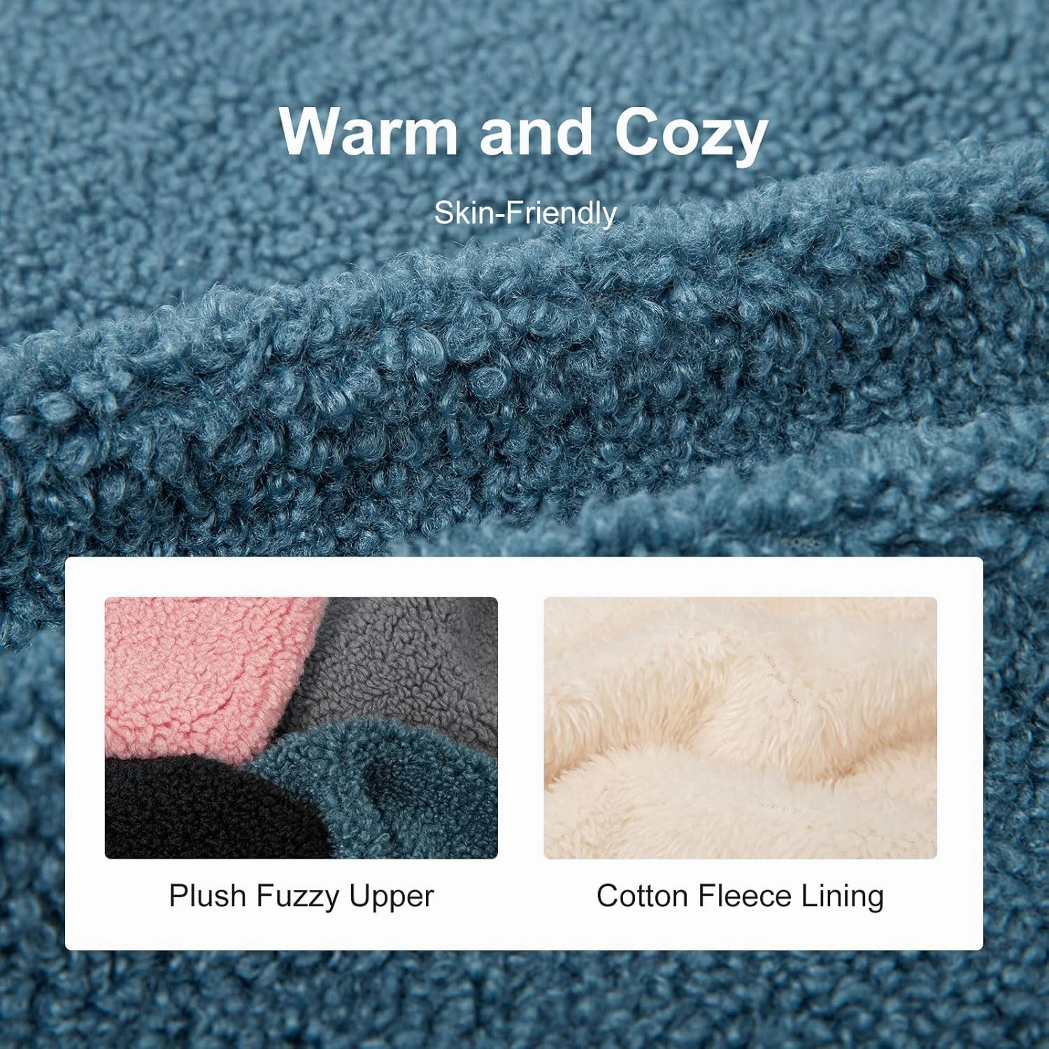 LongBay Women's Cozy Lightweight Slippers Warm Memory Foam Fuzzy House Shoes Indoor Outdoor Bedroom Boots with Anti Skid Rubber Sole