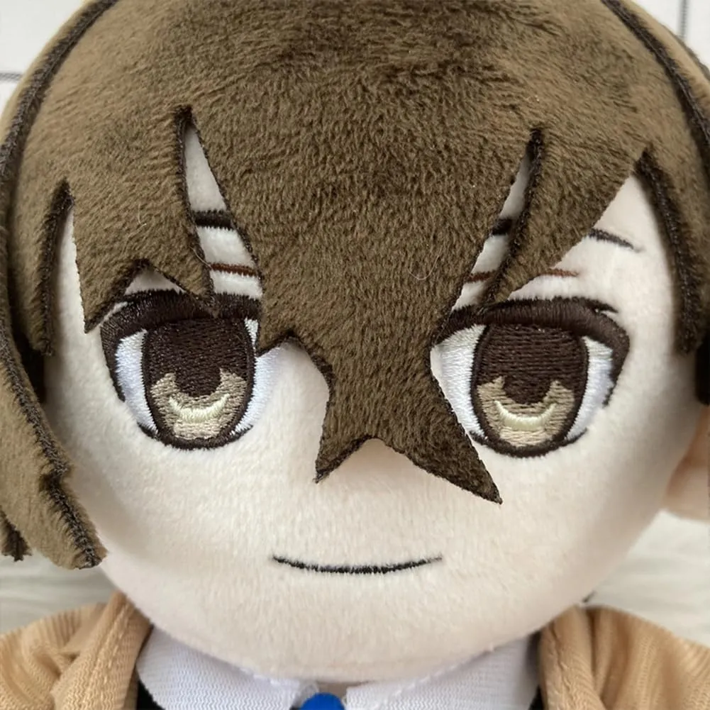 LUNK 2pcs Dazai Osamu Soft Figure Anime Pillow Stuffed Animal Throw Pillow 20cm Portability Decorative Pillow Sofa Decoration Cushion Room Accessories