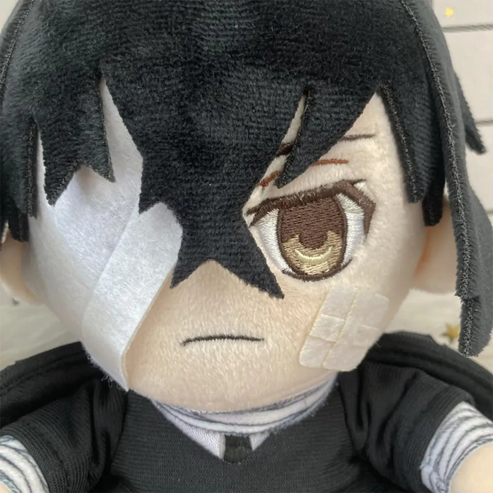 LUNK 2pcs Dazai Osamu Soft Figure Anime Pillow Stuffed Animal Throw Pillow 20cm Portability Decorative Pillow Sofa Decoration Cushion Room Accessories