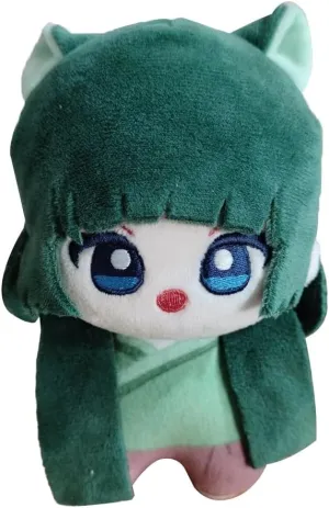 LUNK Anime Maomao Figure Pillow Soft Stuffed Figurine Pendant 3.94in/10cm Maomao Plush Pillow Cute Mini Bag Charm Ornament Sofa Bedding Home Decor Gifts