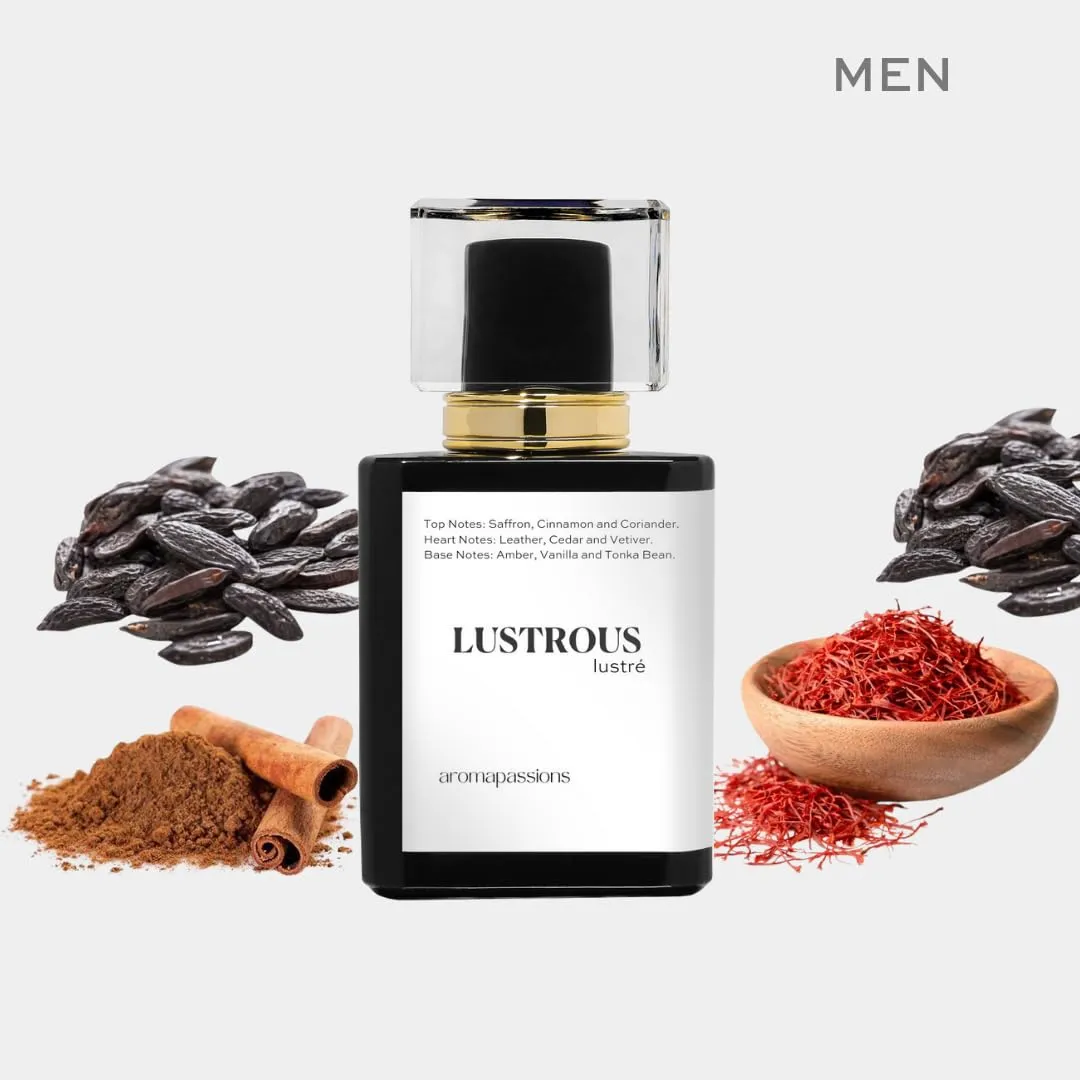 LUSTROUS | Inspired by Issey Myk. L'EAU D'ISSEY POUR HOMME NOIR AMBRE | Perfume for Men | Extrait De Parfum | Long Lasting Clone Essential Oils Fragrance | Perfume De Hombre | (30 ml / 1 Fl Oz)
