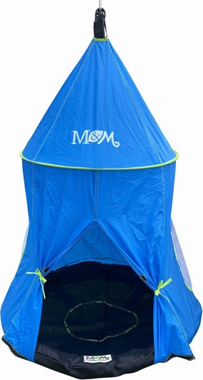 M & M Sales Enterprises Big Top Tent Swing Accessory, Blue