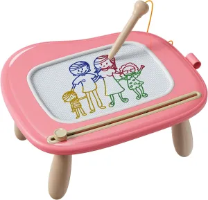 Magnetic Drawing, Doodle Board for Toddlers Age 1-2, Writing Board, Preschool Learning and Educational Toys for 1 2 3 Years Old Girl Boy, Gift for Birthday Christmas New Year(Pink)