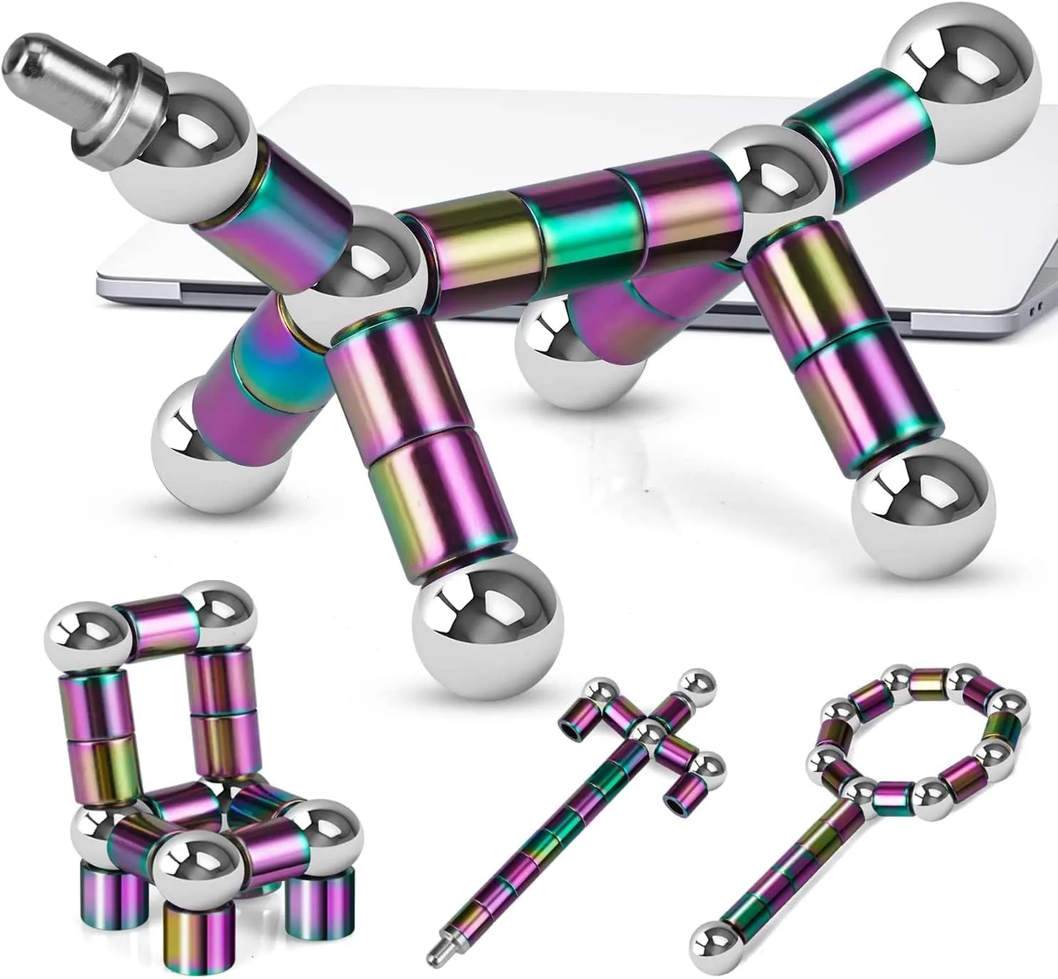 Magnetic Pen, Fidget Pen, Decompression Magnetic Toy Pen, Gift for Teenage Boys, Best Gift for 8-12 Years Old, Novelty Toy Gift for Kids or Friends (A01)