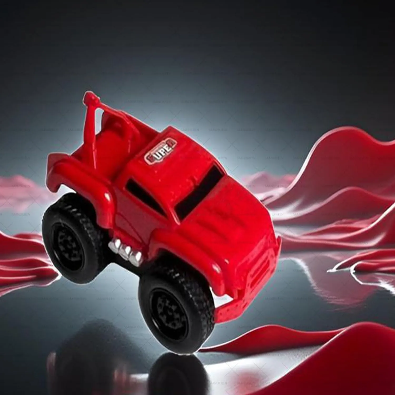 Magnetic Wall Climbing Toy Car, Gravity Wall-Climbing Toy Car, That Drive On Walls and Ceiling (Yellow)