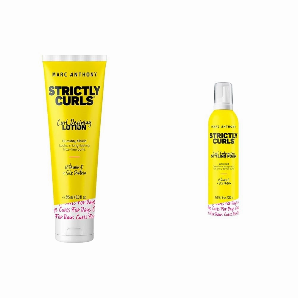 Marc Anthony Strictly Curls Curl Defining Lotion & Enhancing Styling Foam