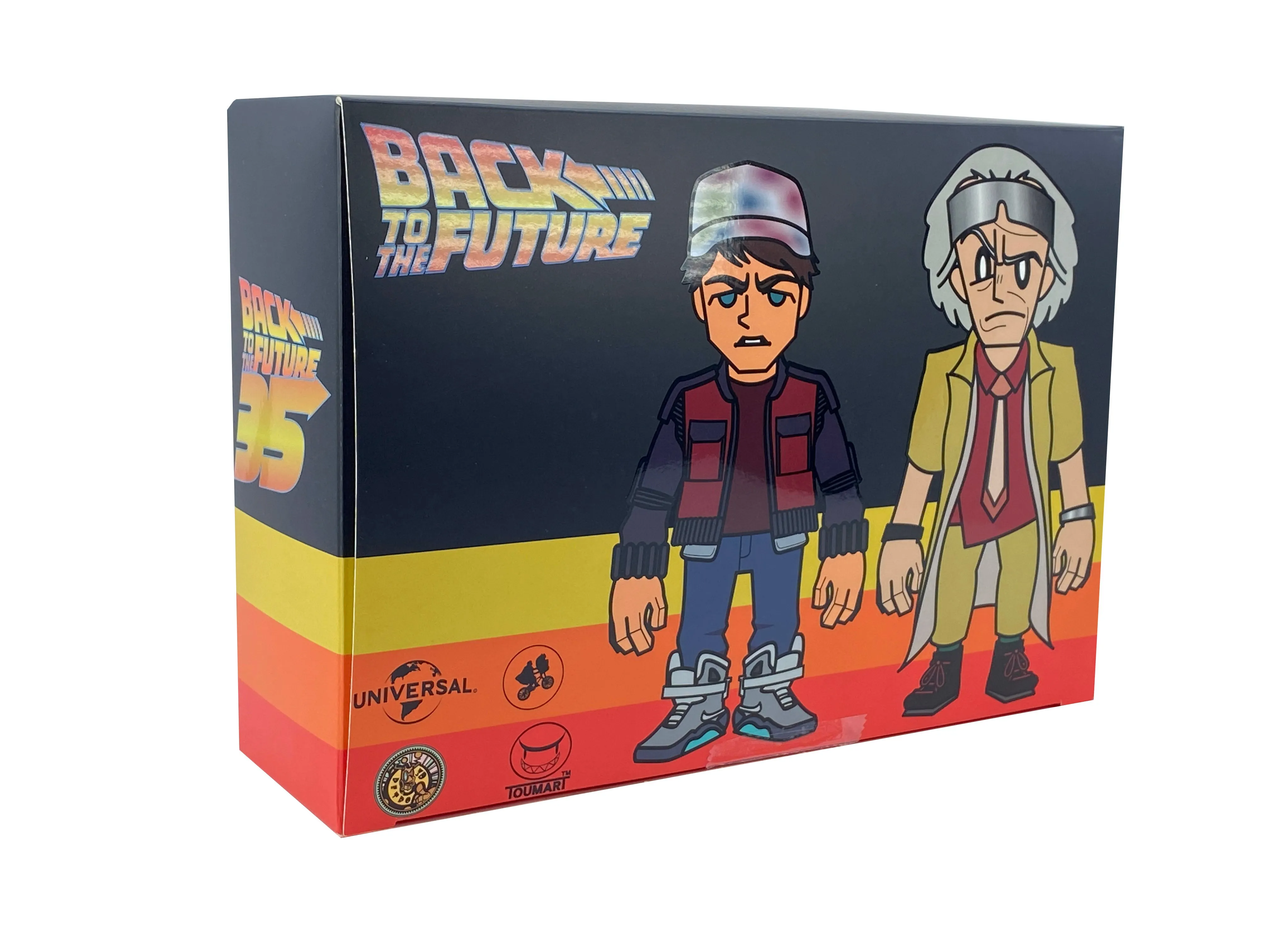 Marty and Doc Vinyl Art Toy Set by 3DRetro x Touma