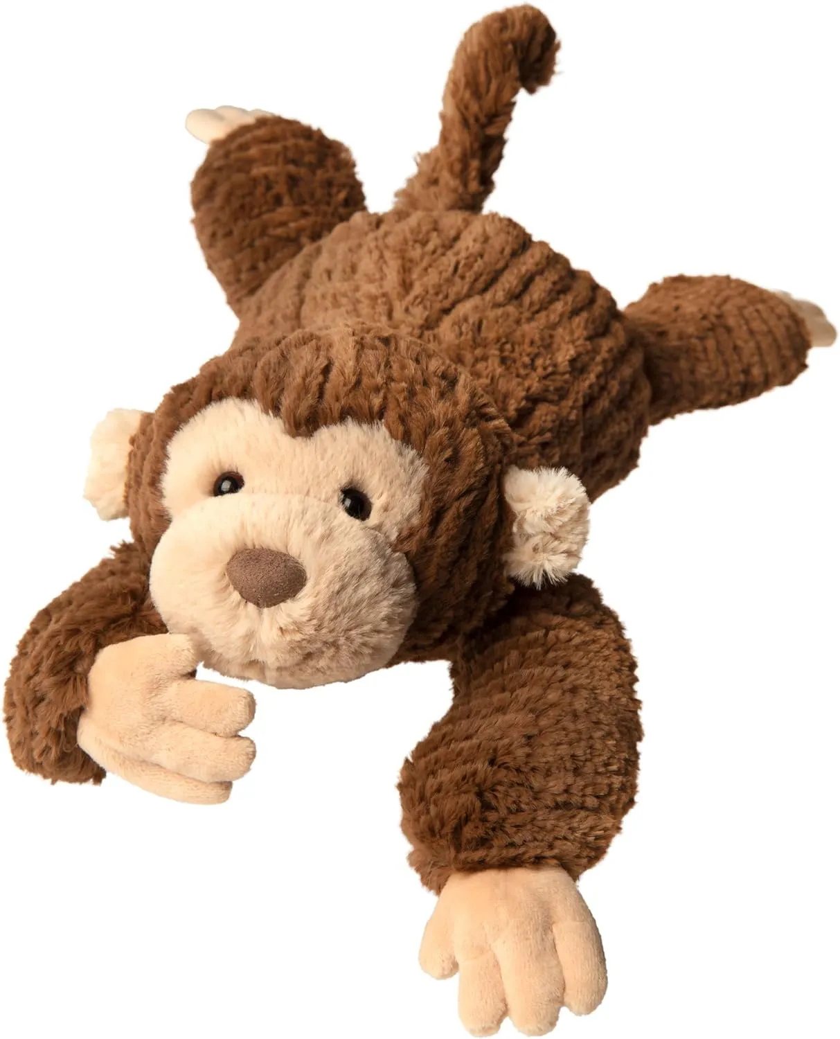 Mary Meyer Stuffed Animal Cozy Toes Soft Toy, 17-Inches, Monkey