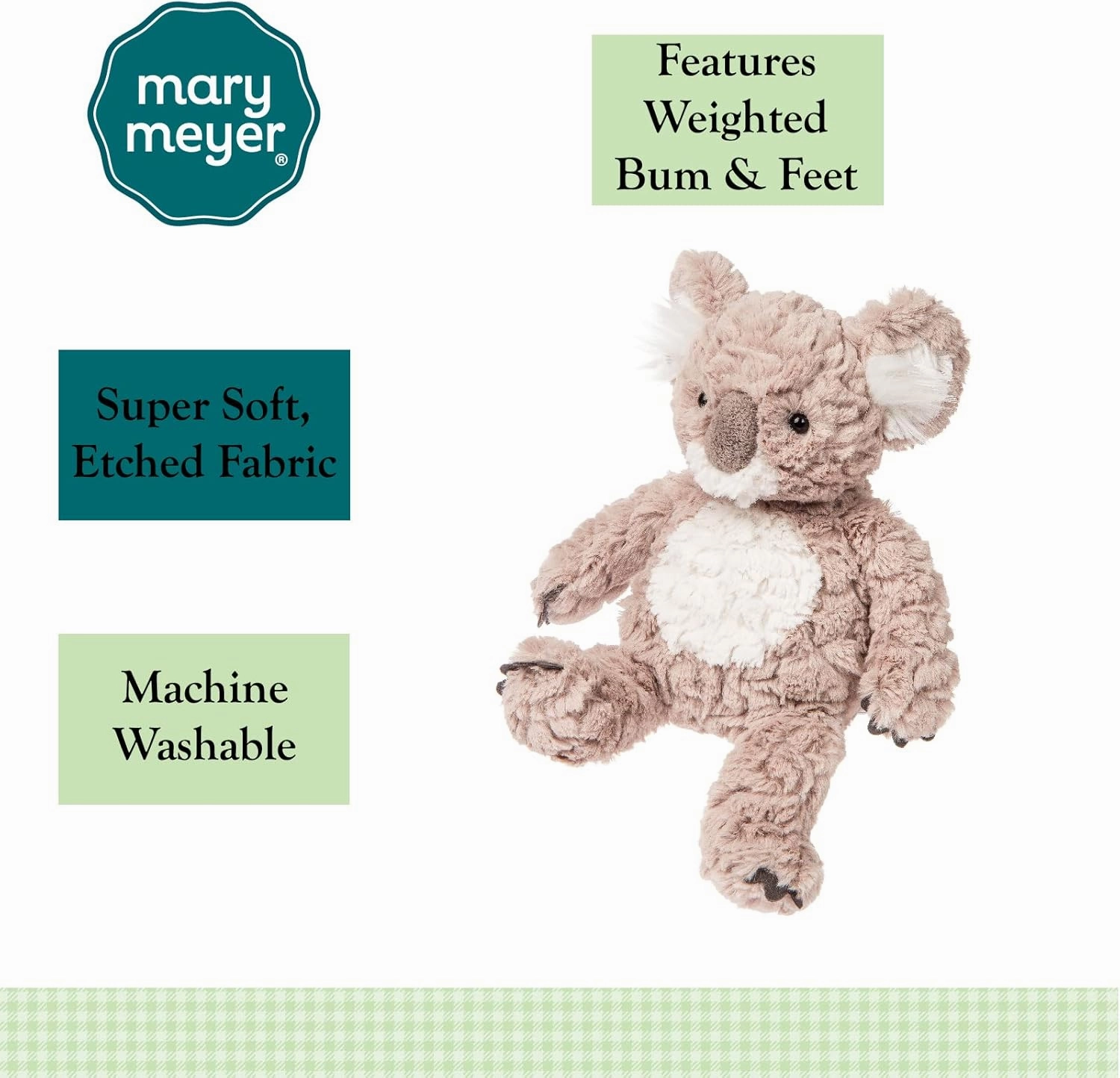 Mary Meyer Putty Stuffed Animal Soft Toy, 11-Inches, Tan Koala